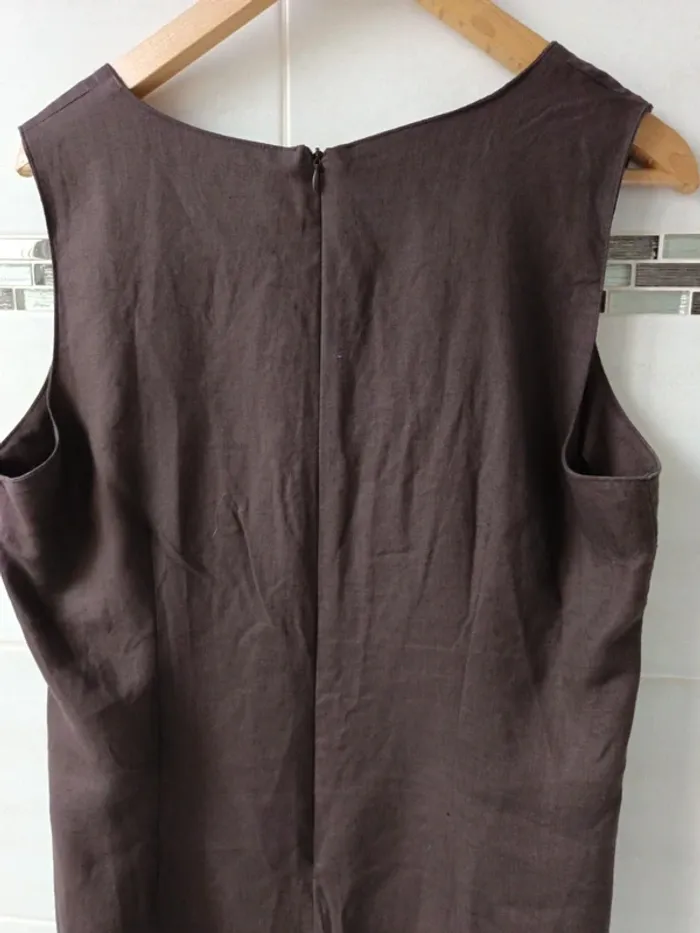 Robe Renato Bene t.42 100% lin - photo numéro 2