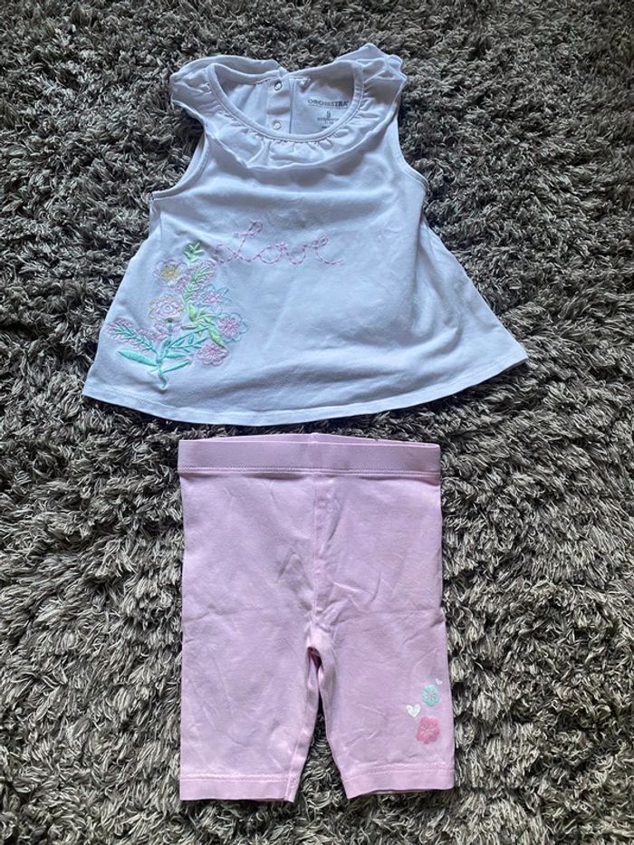 Ensemble tunique, legging Orchestra 9 mois