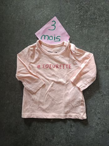 Haut #soeurette 3 mois