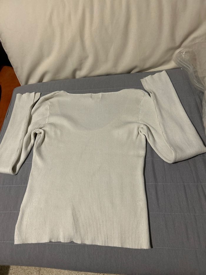 Pull côtelé femmes taille M - photo numéro 2