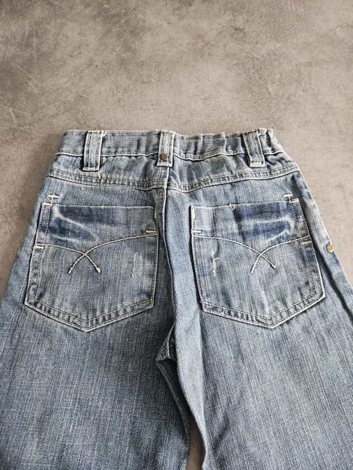 Jean droit garçon - Taille 7 ans (120cm) - Okaidi - Bleu - photo numéro 8