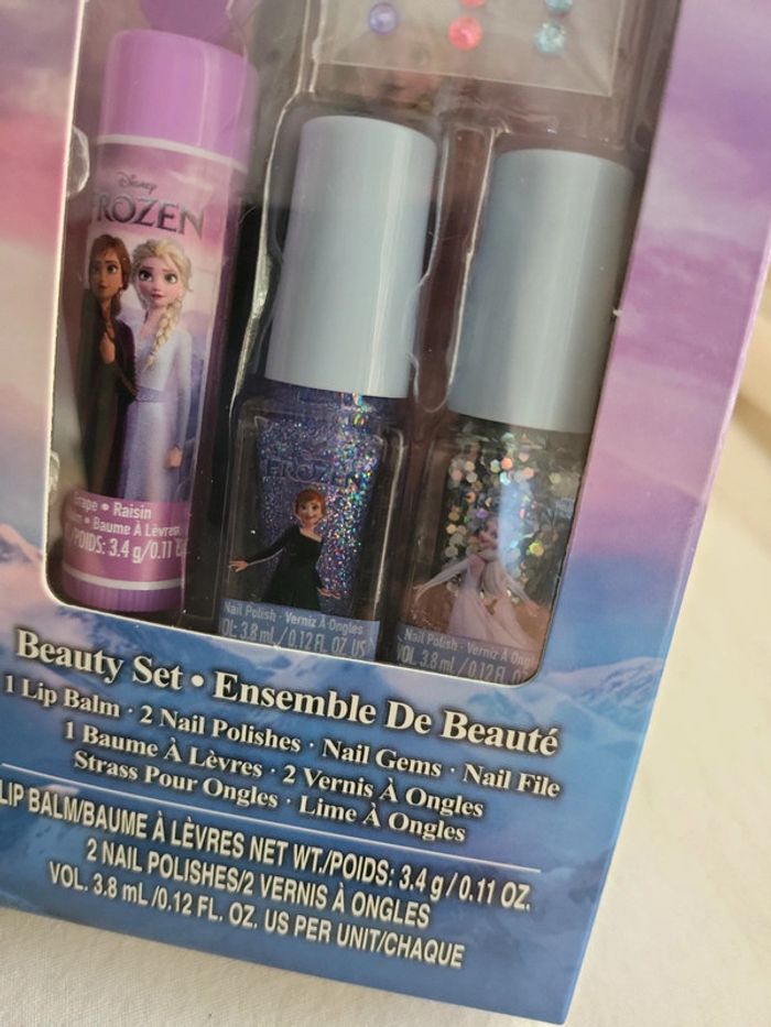 Set vernis beaume à lèvres reine des neiges - photo numéro 2