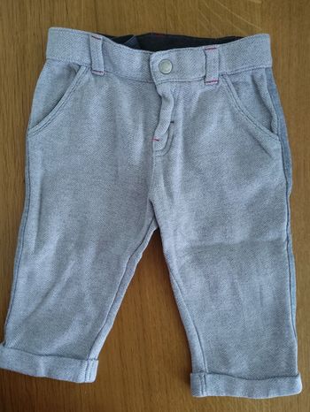 Pantalon gris Obaïbi 12 mois