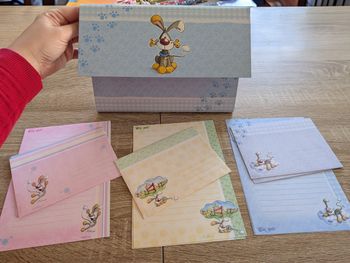 Pochette trieur Bibombl Diddl + papiers à lettre et enveloppes – Années 2000