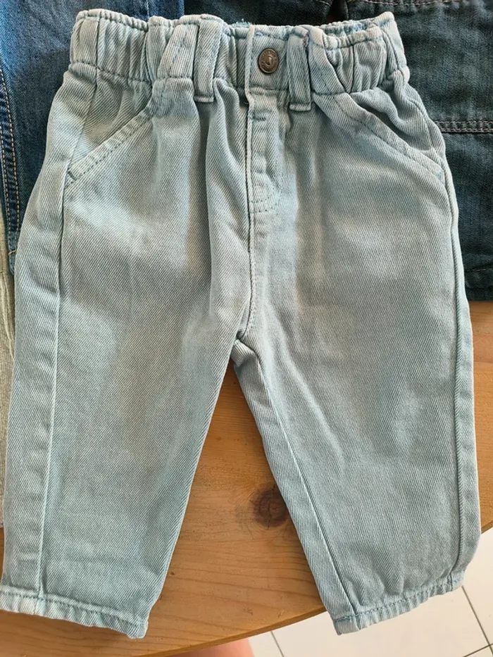 Lot de 5 pantalons bébé garçon 6 mois - Sergent major, Obaïbi et autres - photo numéro 4
