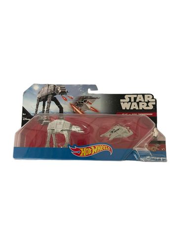 Coffret véhicules Hot Wheels Star Wars At-At Vs.Rebel Snowspeeder Mattel neuf