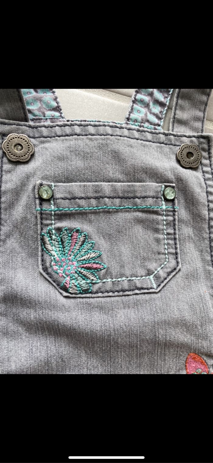 Salopette jupe en jean Orchestra 5 ans - photo numéro 5