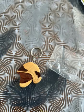 Porte clé casque de pompier