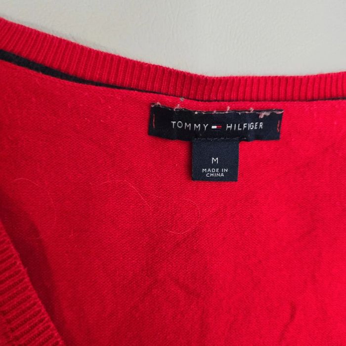 Pull Col v léger tommy hilfiger - photo numéro 4