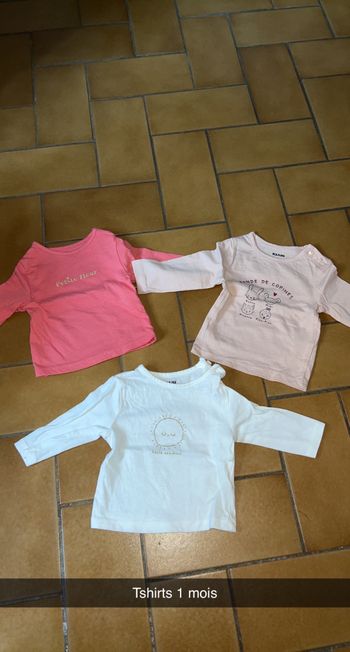 Lot tshirts bébé