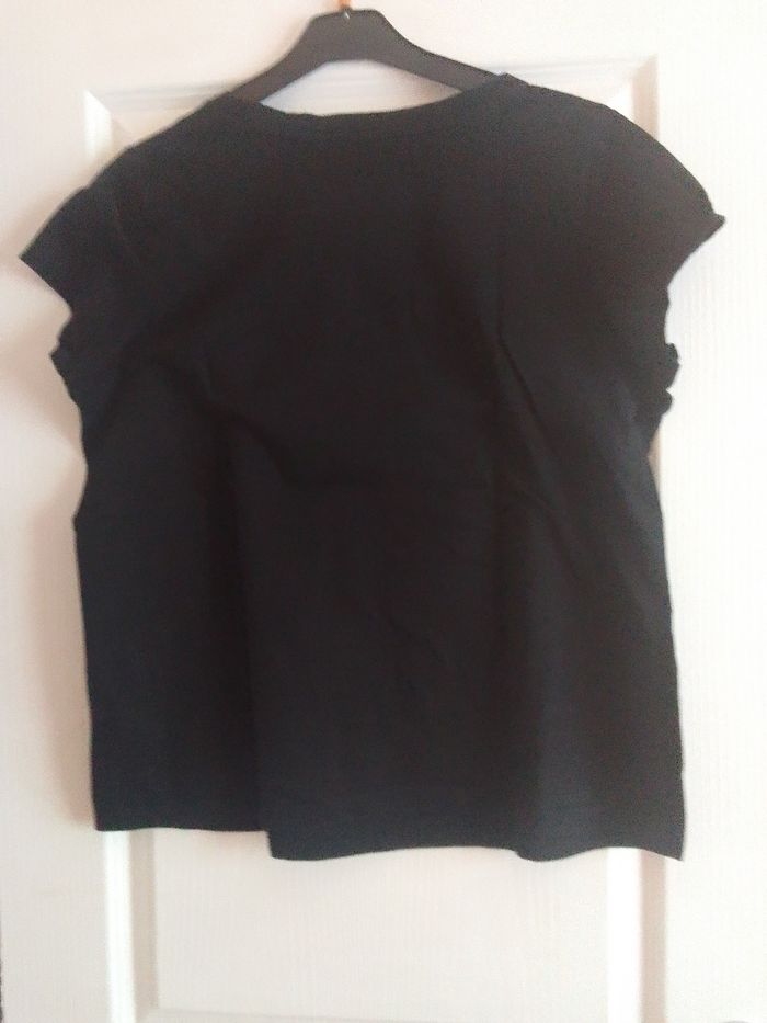 Tee shirt noir avec inscription - photo numéro 3
