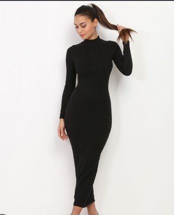 Robe longue noire