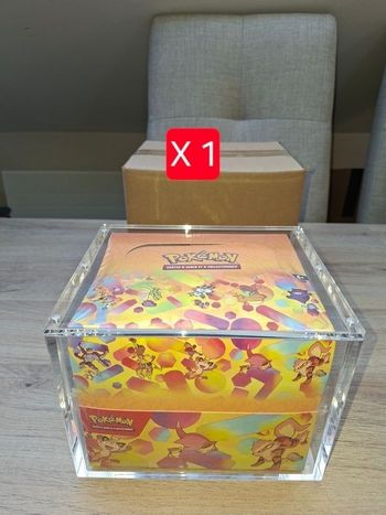 Protection acrylique pour display mini tin× 10 Pokémon aimantée épaisse 8mm