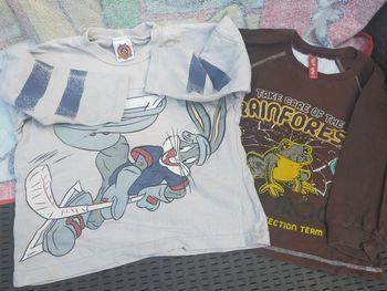 2 tee shirt bugs bunny 5 ans