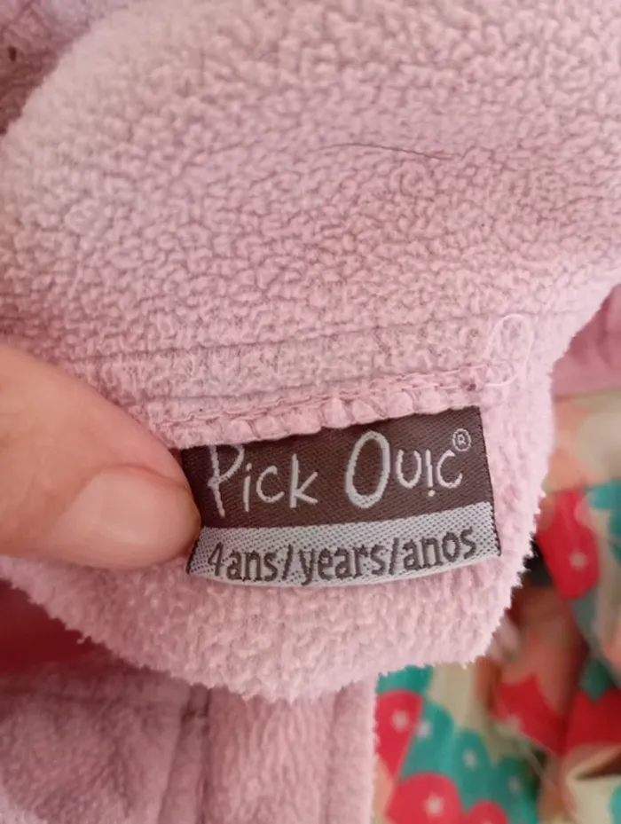 Pull polaire rose Pick Ouic, 4 ans - photo numéro 5