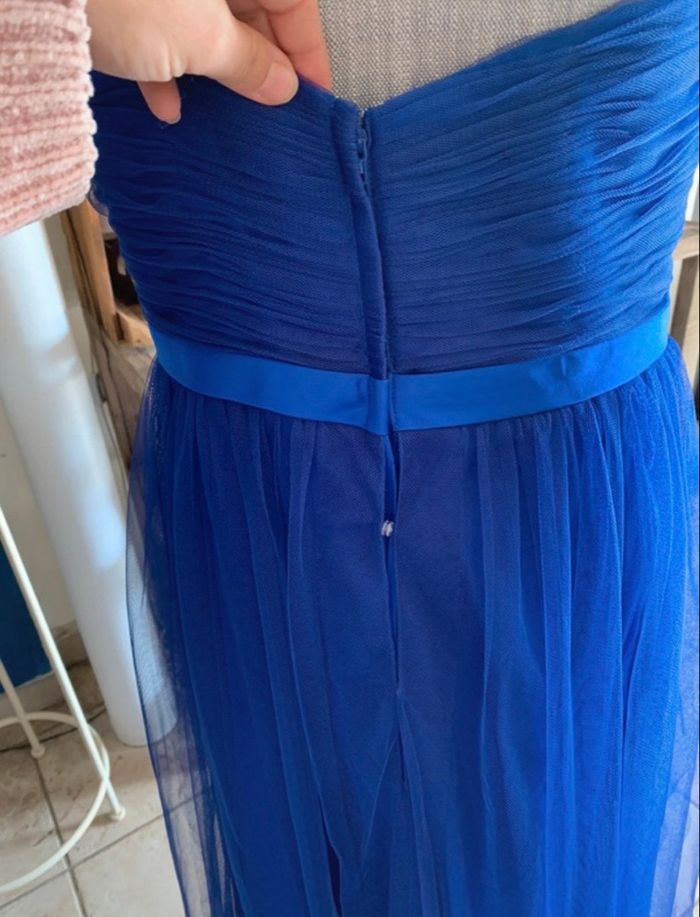 💙 Robe de soirée / cérémonie Point Mariage – Modèle “Aika” – Taille 44 - photo numéro 8