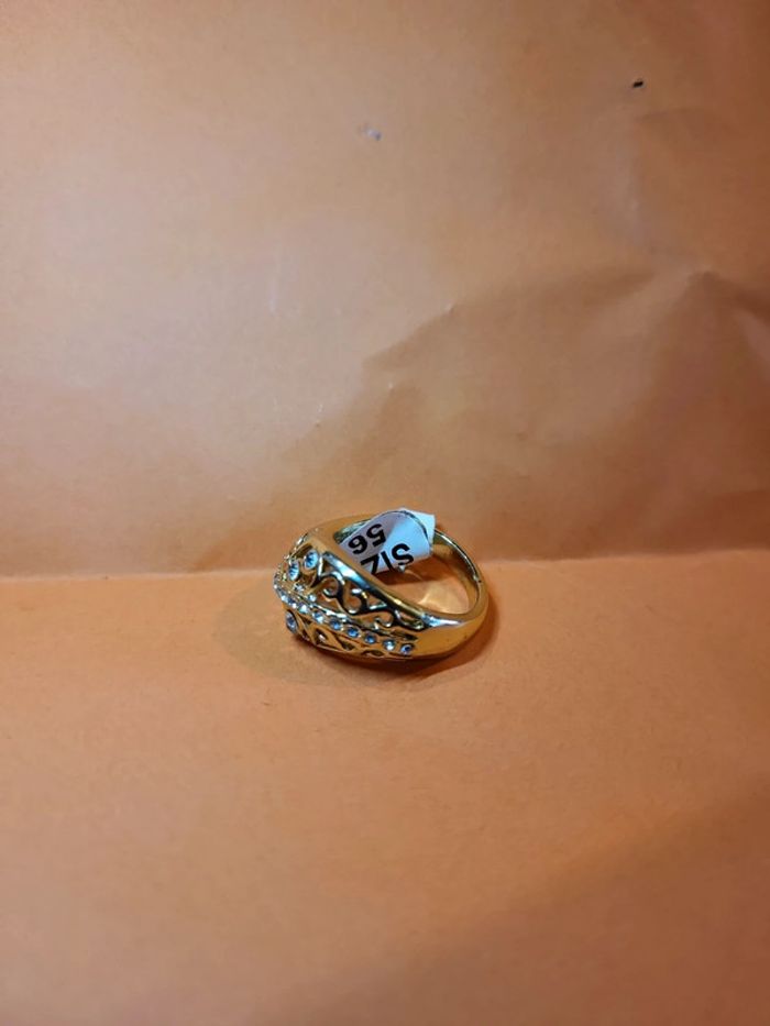 Bague Vague et Strass - Taille 56 - photo numéro 2