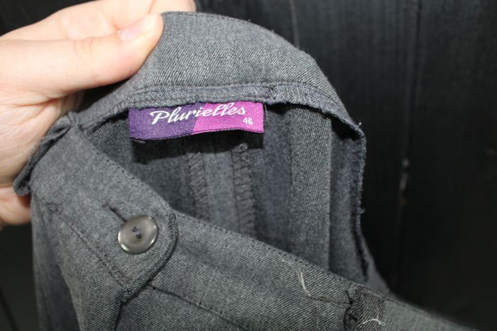 Pantalon droit gris - photo numéro 4