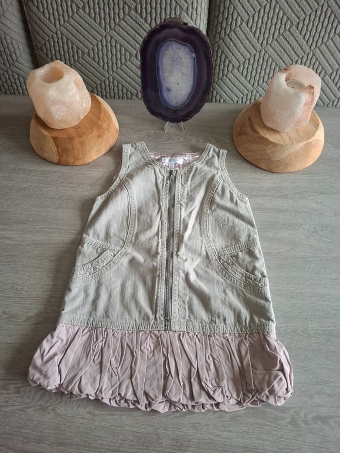 Jolie robe en jean gris 18 mois