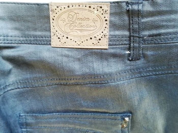 Jean Tissus enduit Denim SLIM Anthracite - photo numéro 4