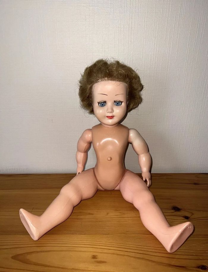 Ancienne poupée française en celluloid style petitcollin - photo numéro 5