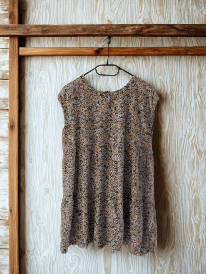 Robe courte fleurie