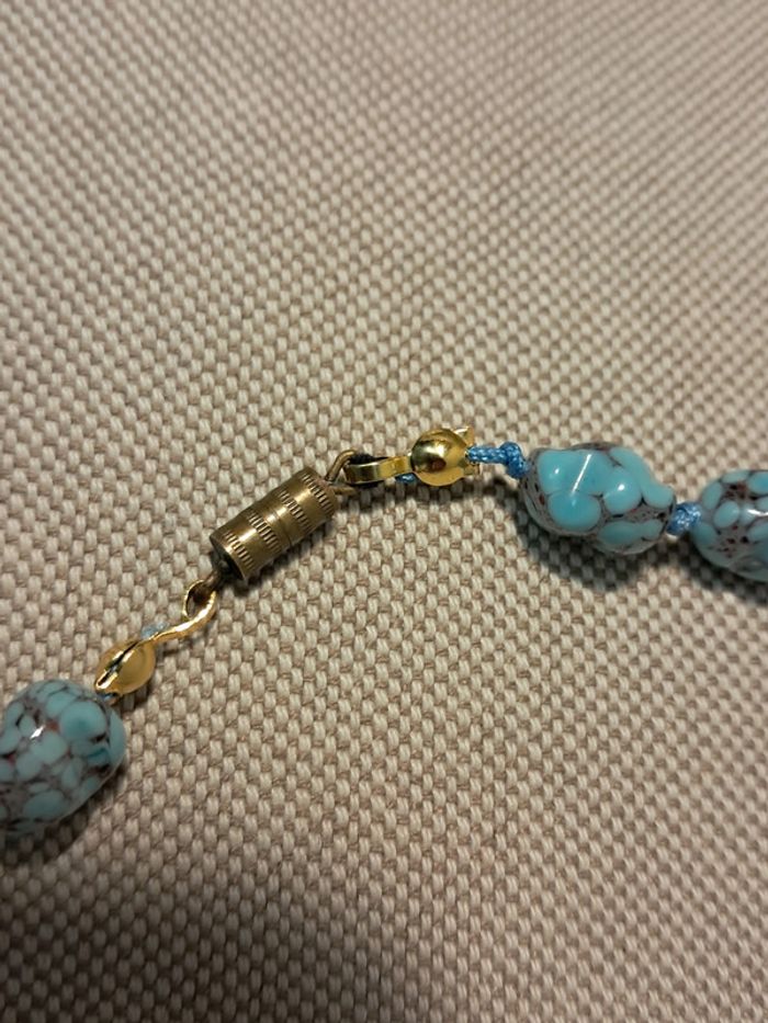 Splendide collier de perles turquoises - photo numéro 5