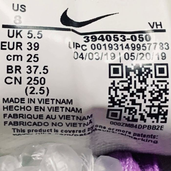 Nike Air Max Initiator – Black / Atomic Violet / Gris – Pointure 39 - photo numéro 5