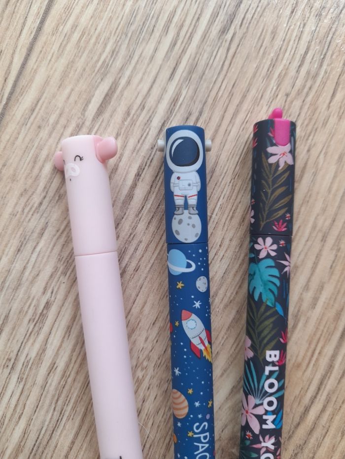 Stylos Legami Cochon Astronaute Fleur - photo numéro 2