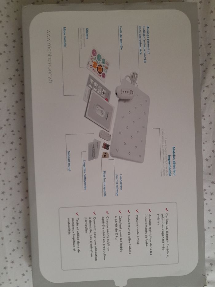 Nanny Care Moniteur de surveillance respiratoire - photo numéro 2