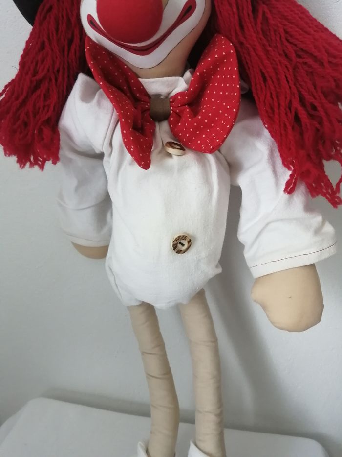 poupée chiffon clown - photo numéro 5
