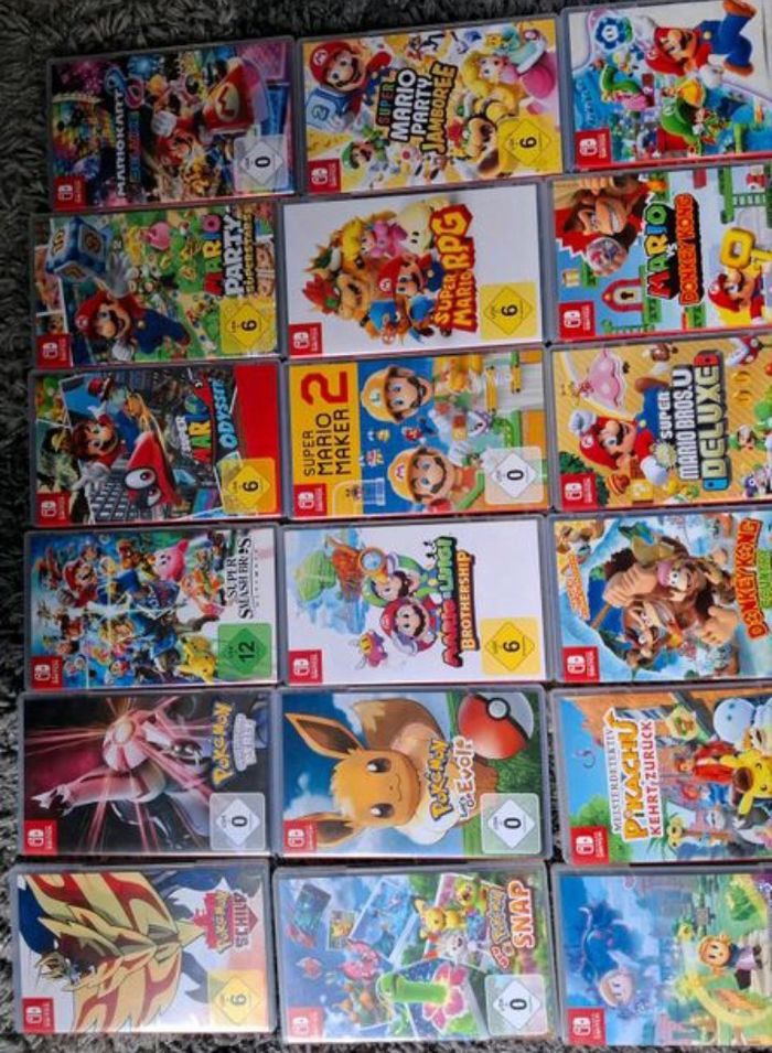 Nintendo switch OLED et discs - photo numéro 3