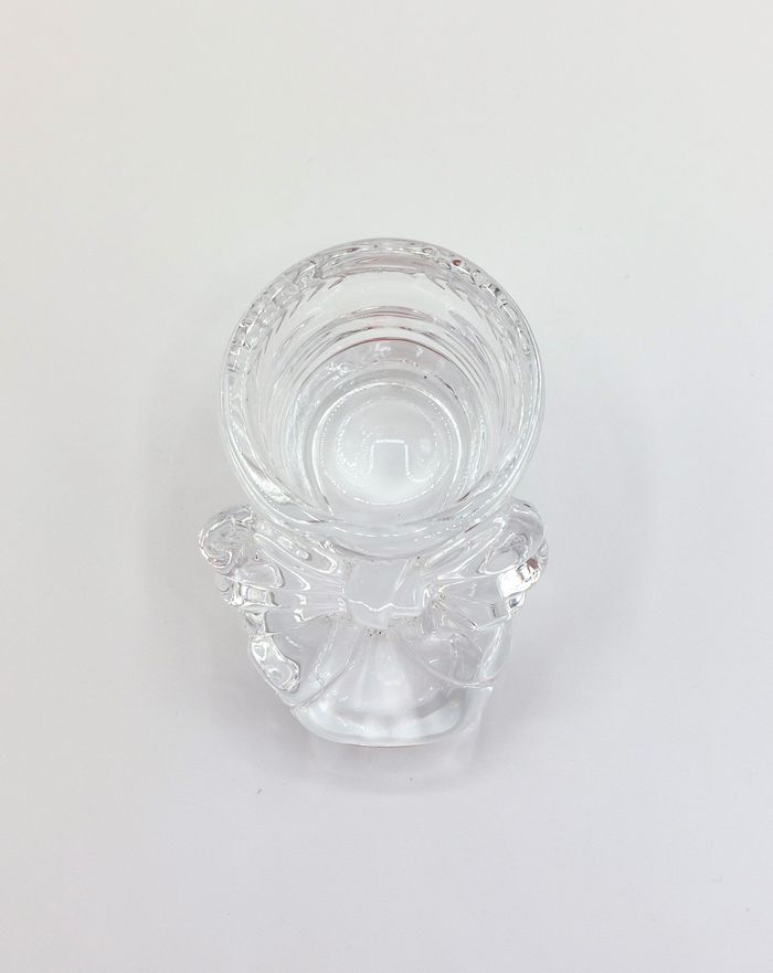 Petit chausson en verre naissance bébé baby shower bibelot décoration vintage collection - photo numéro 5