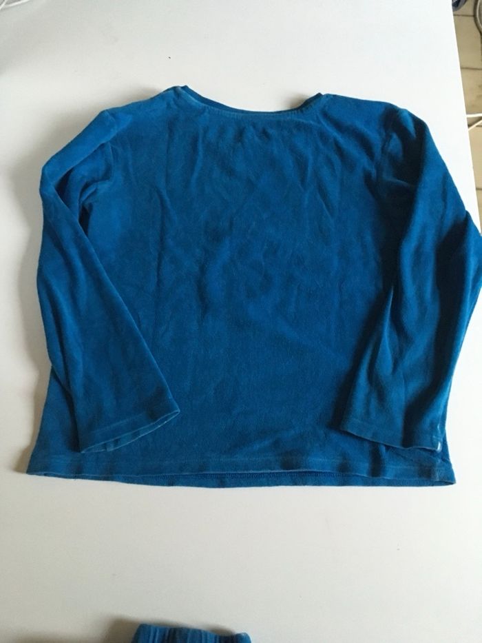 Pyjama Hiver deux pièces SATISFAISANT pour garçon taille 7/8 ans couleur bleu - photo numéro 3