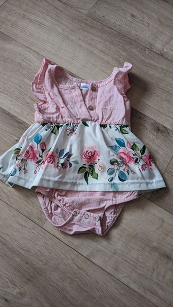 Débardeur-Bodie Rose 18 Mois