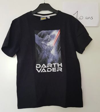 T-shirt mc dark vador 10 ans