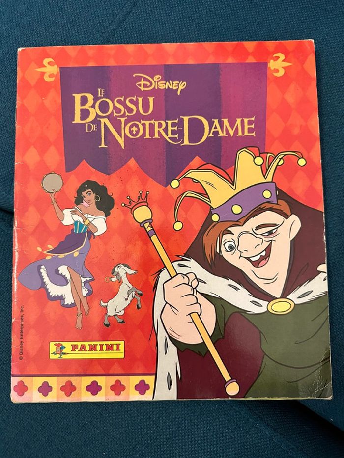 Album Panini complet Disney Le bossu de notre dame Quasimodo stickers autocollants