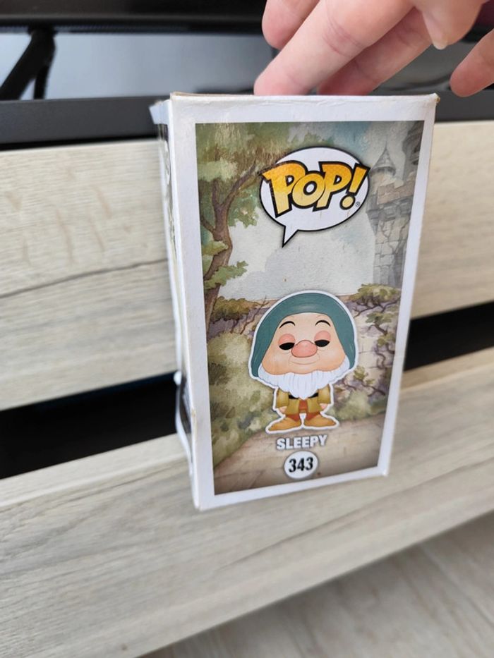 Funko pop 343 nain sleepy blanche neige - photo numéro 2