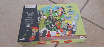 Puzzle rond 40 pièces 4 saisons / Avenue Mandarine