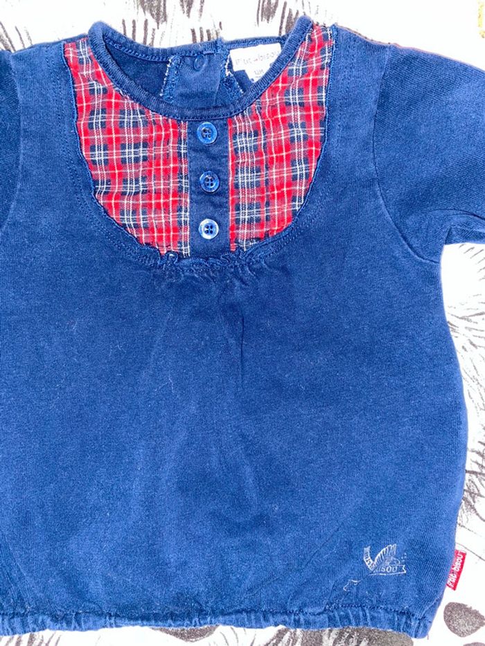 Ensemble pantalon t-shirt, taille 12 mois, marque Dpam. - photo numéro 2