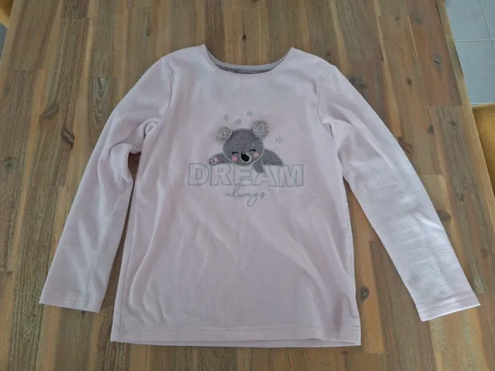 Pyjama fille 10 ans polaire - photo numéro 2