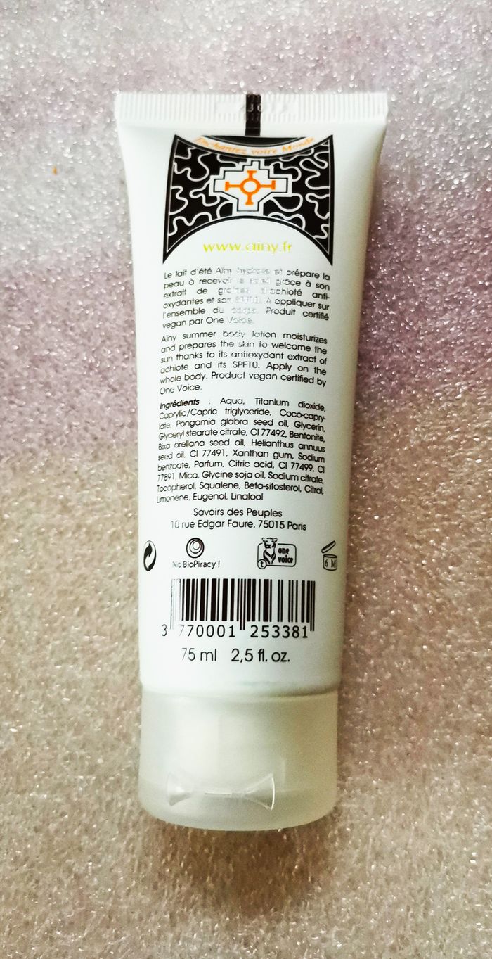 Lait pour le corps "Ainy" - photo numéro 2