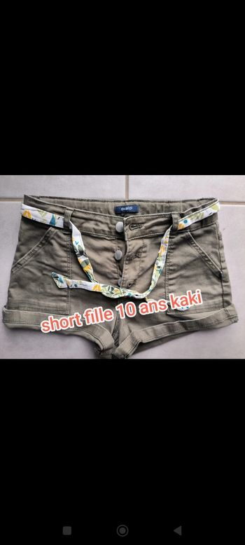 Short fille 10 ans Okaïdi