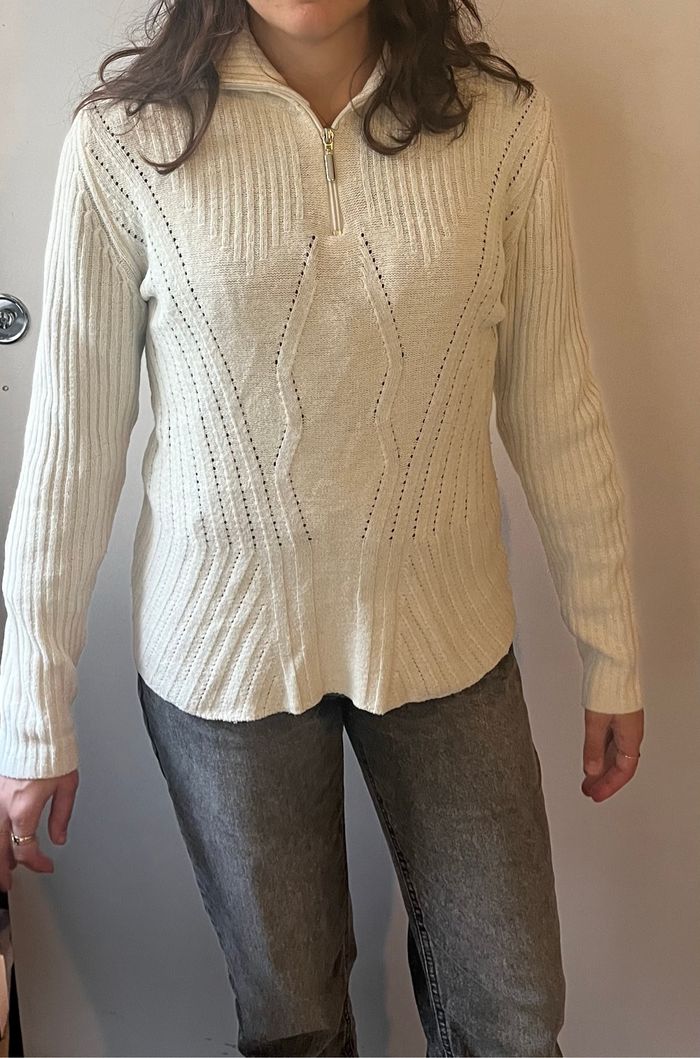 Pull blanc