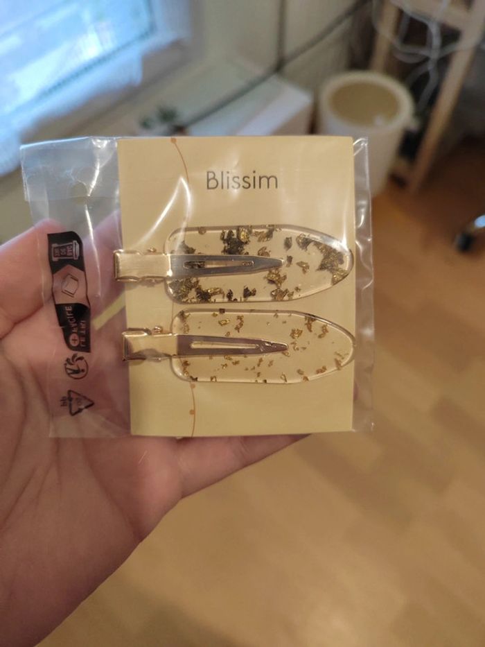 Barrettes dorées Blissim