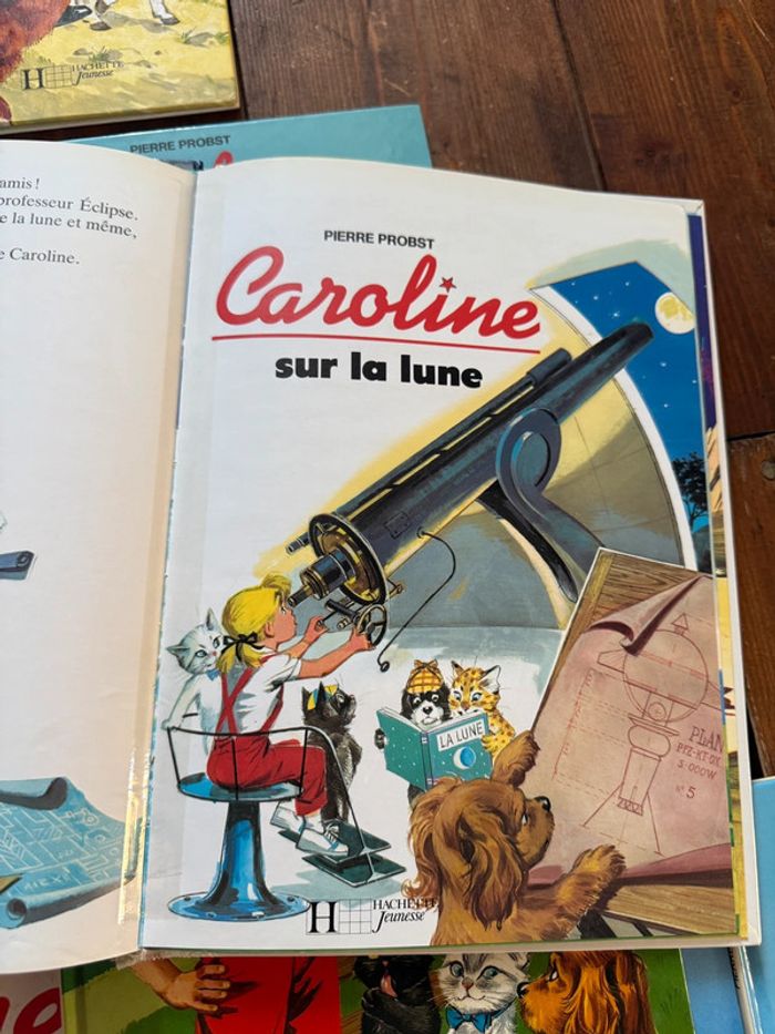 État satisfaisant moyen lot de 11 livres albums Caroline vintage Pierre Probst - photo numéro 9
