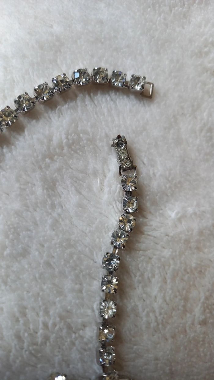 Collier fantaisie, brillants serties - photo numéro 4