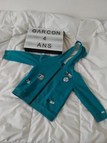 Gilet zippée garçon 4 ans Kiabi