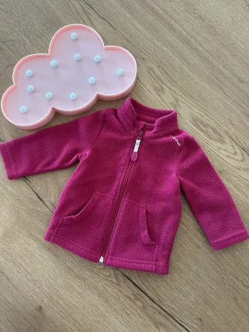 Gilet polaire fushia
