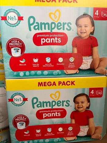 Lot de 2 Pack XXL Pampers pants T4